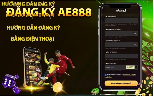 Hướng dẫn đăng ký AE888 trên điện thoại và app đơn giản, dễ hiểu